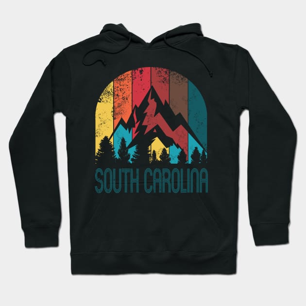 Retro South Carolina Design for Men Women and Kids Hoodie by HopeandHobby